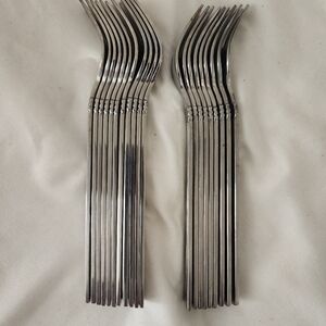 Elegant Silver Appetizer 3 prong fork